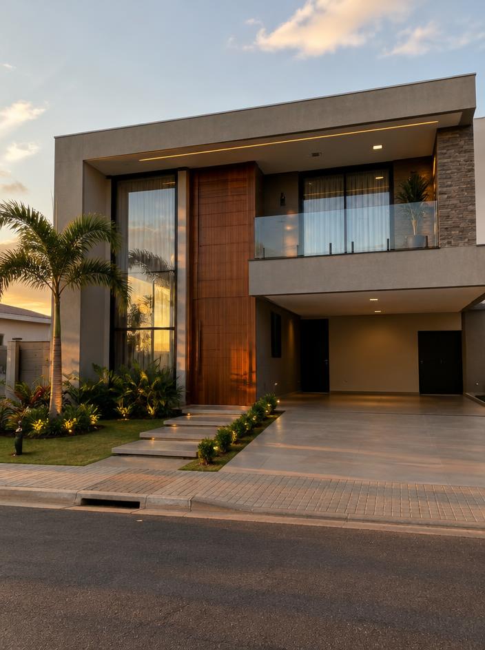 Fachada de uma obra pronta